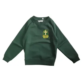 *Holy Cross Primary green crew neck sweatshirt