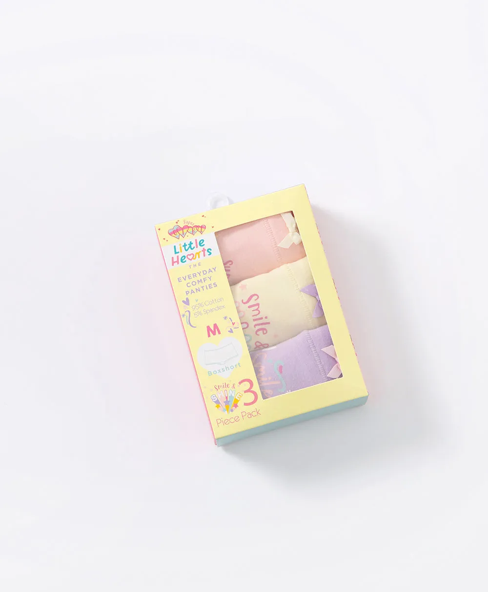 Junior Sunshine Mood Girl Boxshort 3-pack Panties