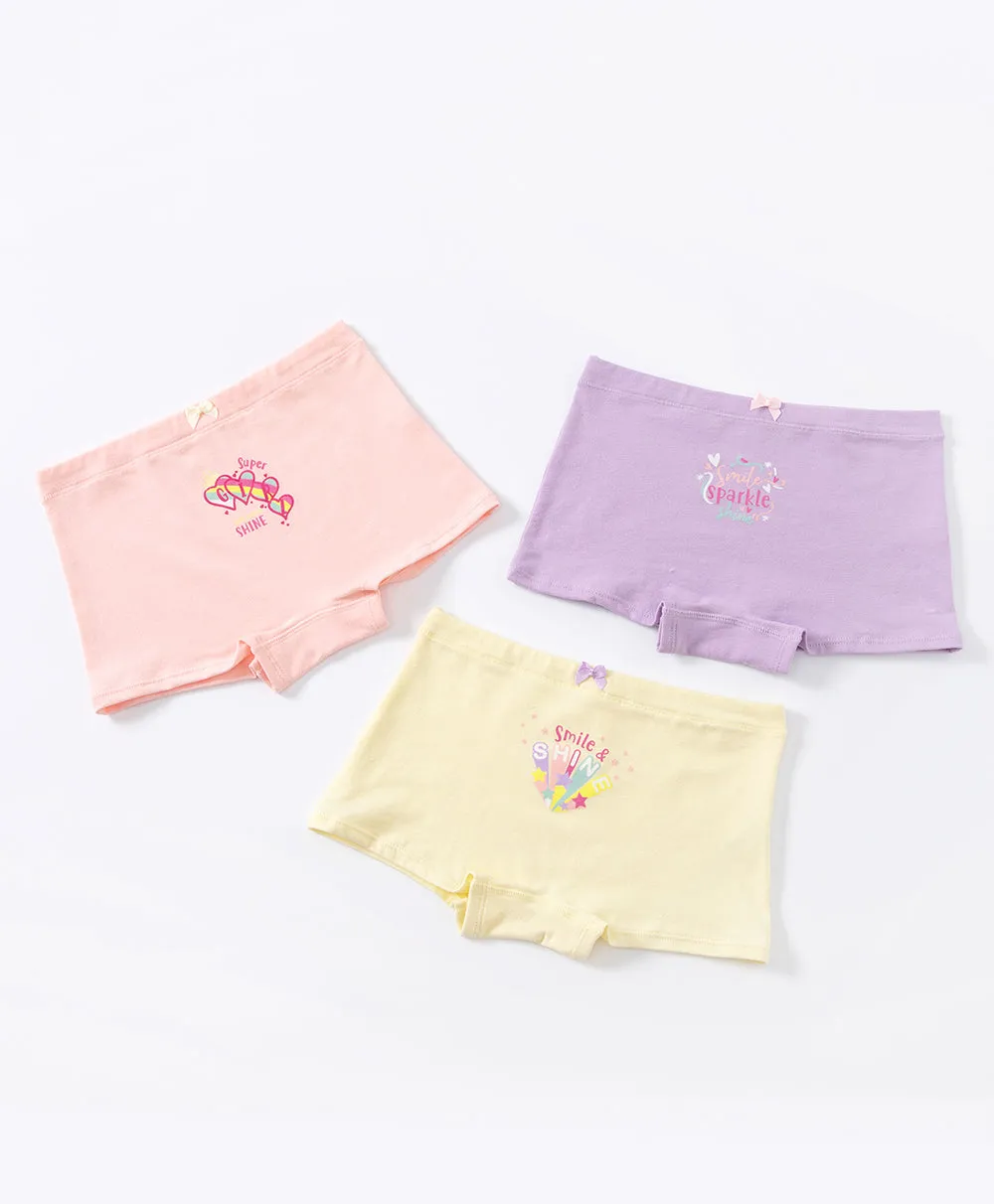 Junior Sunshine Mood Girl Boxshort 3-pack Panties