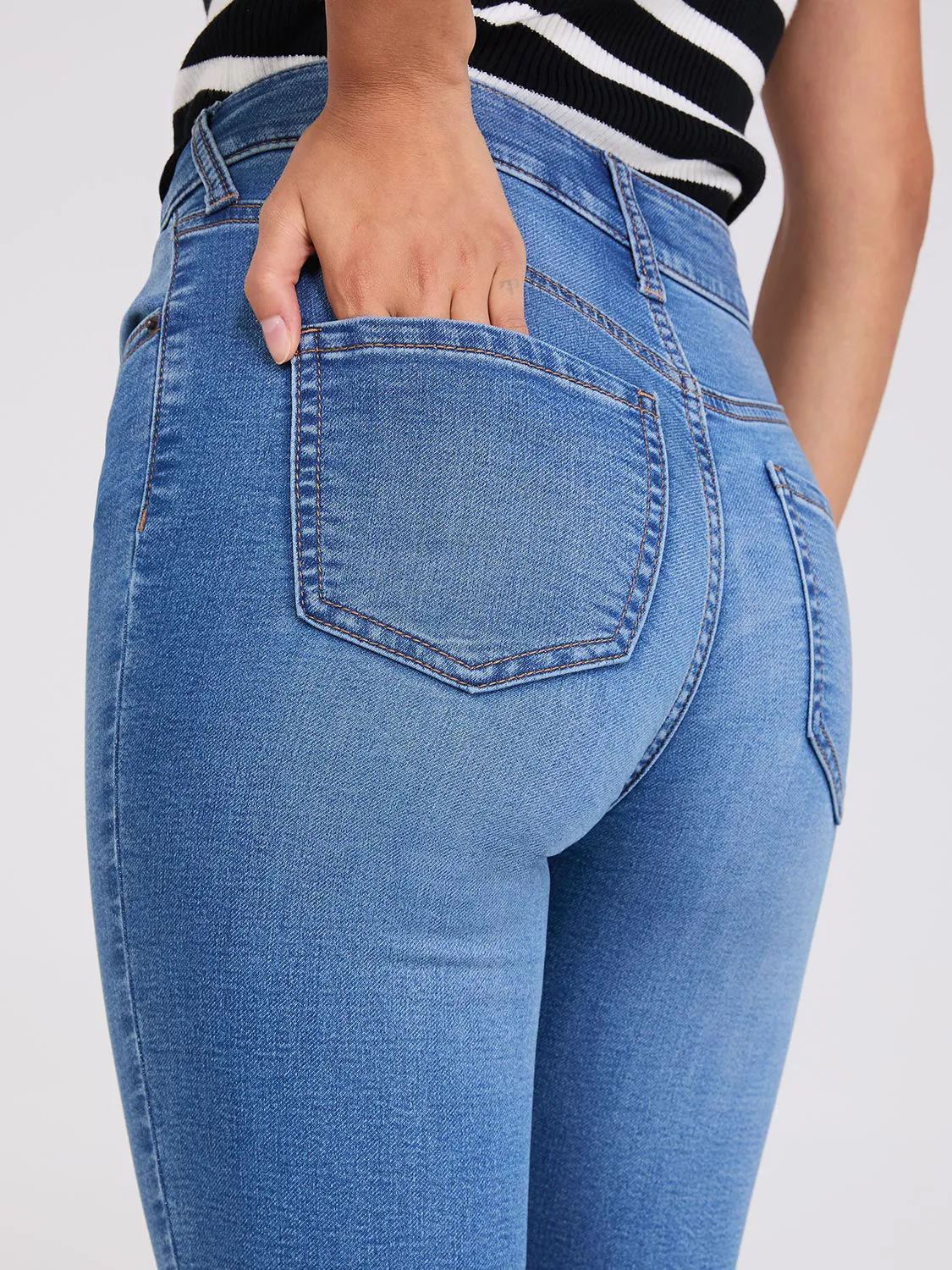 Knit Skinny Leg Jeans