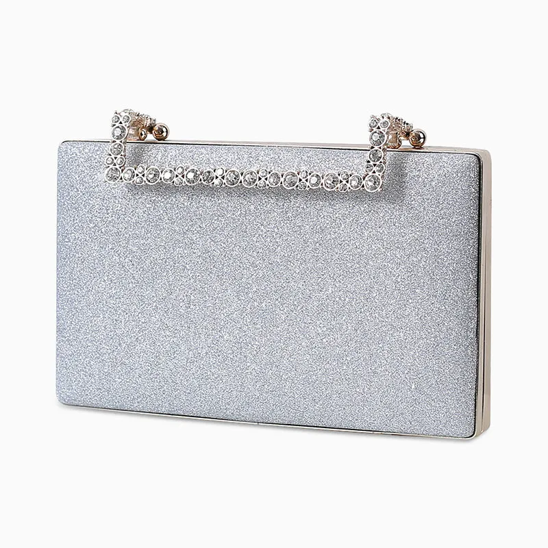 Lindsay Diamond Glitter Clutch Bag