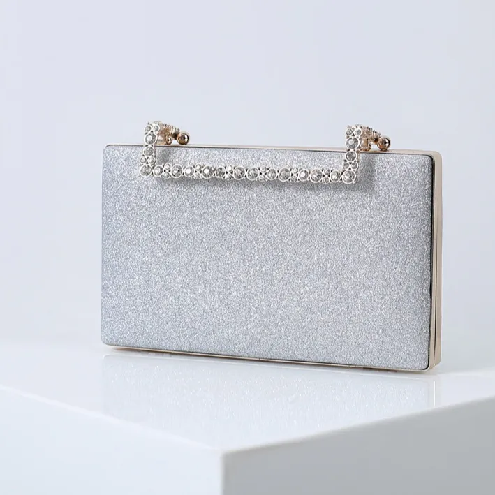 Lindsay Diamond Glitter Clutch Bag