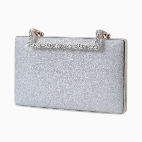 Lindsay Diamond Glitter Clutch Bag