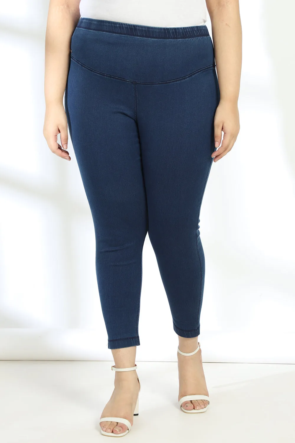 Navy Denim Essential Tummy Shaper Jegging