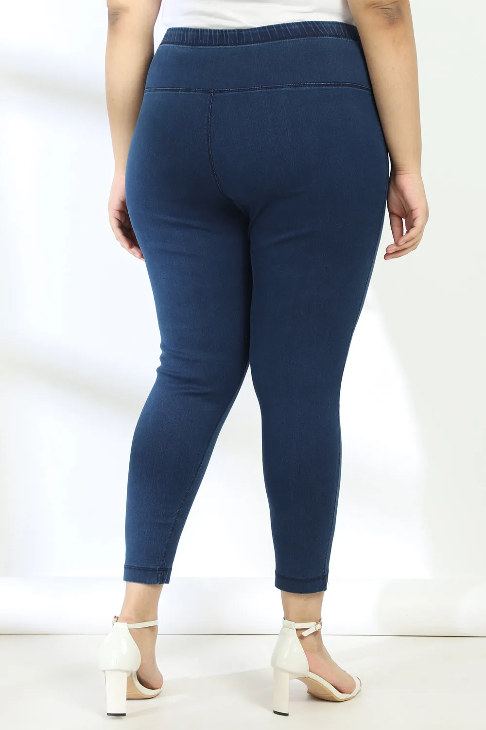 Navy Denim Essential Tummy Shaper Jegging