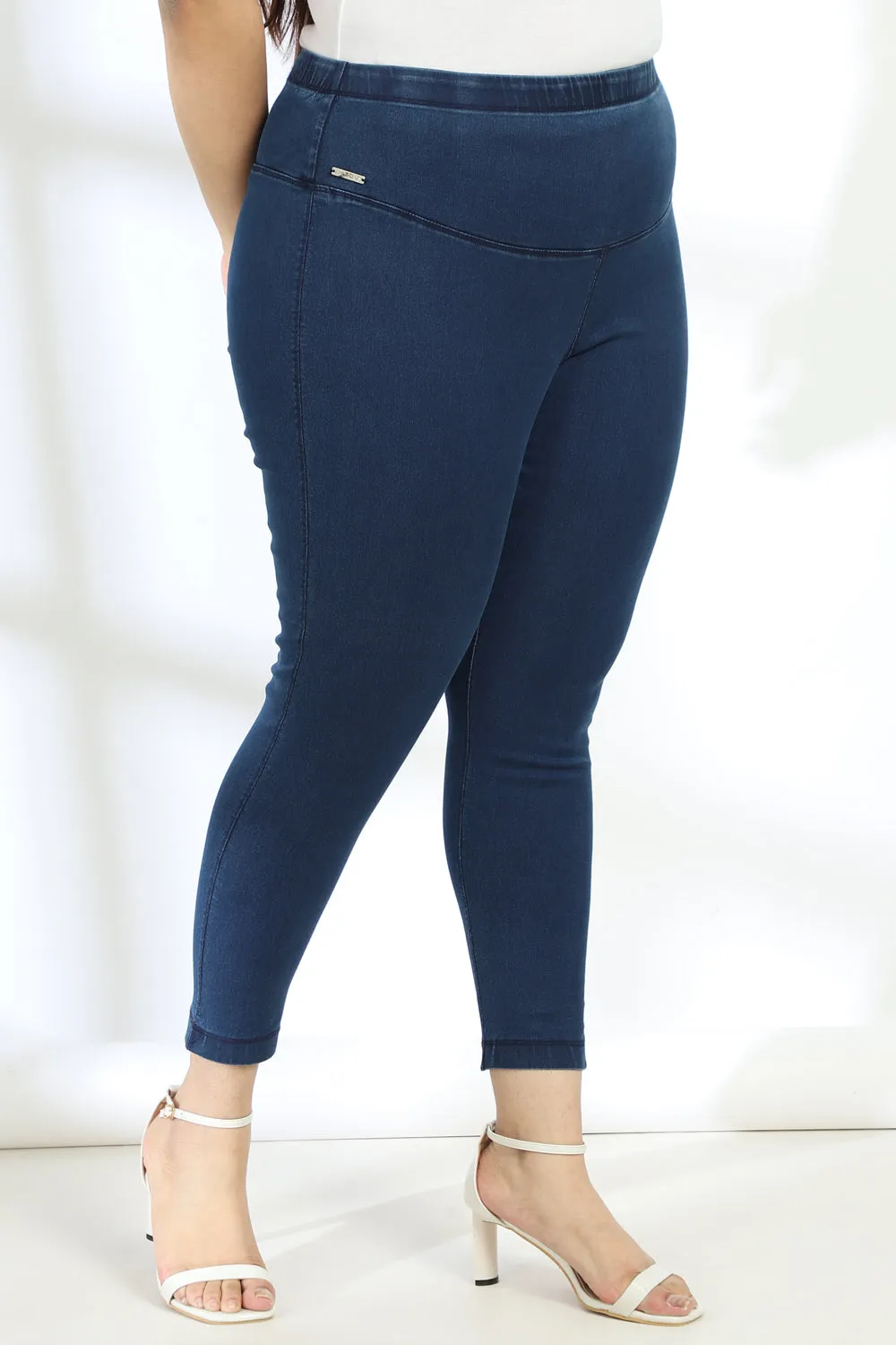 Navy Denim Essential Tummy Shaper Jegging