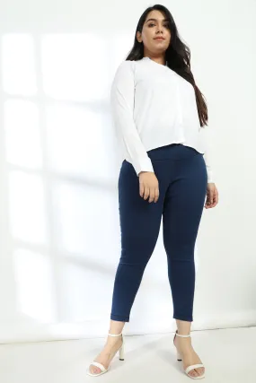 Navy Denim Essential Tummy Shaper Jegging