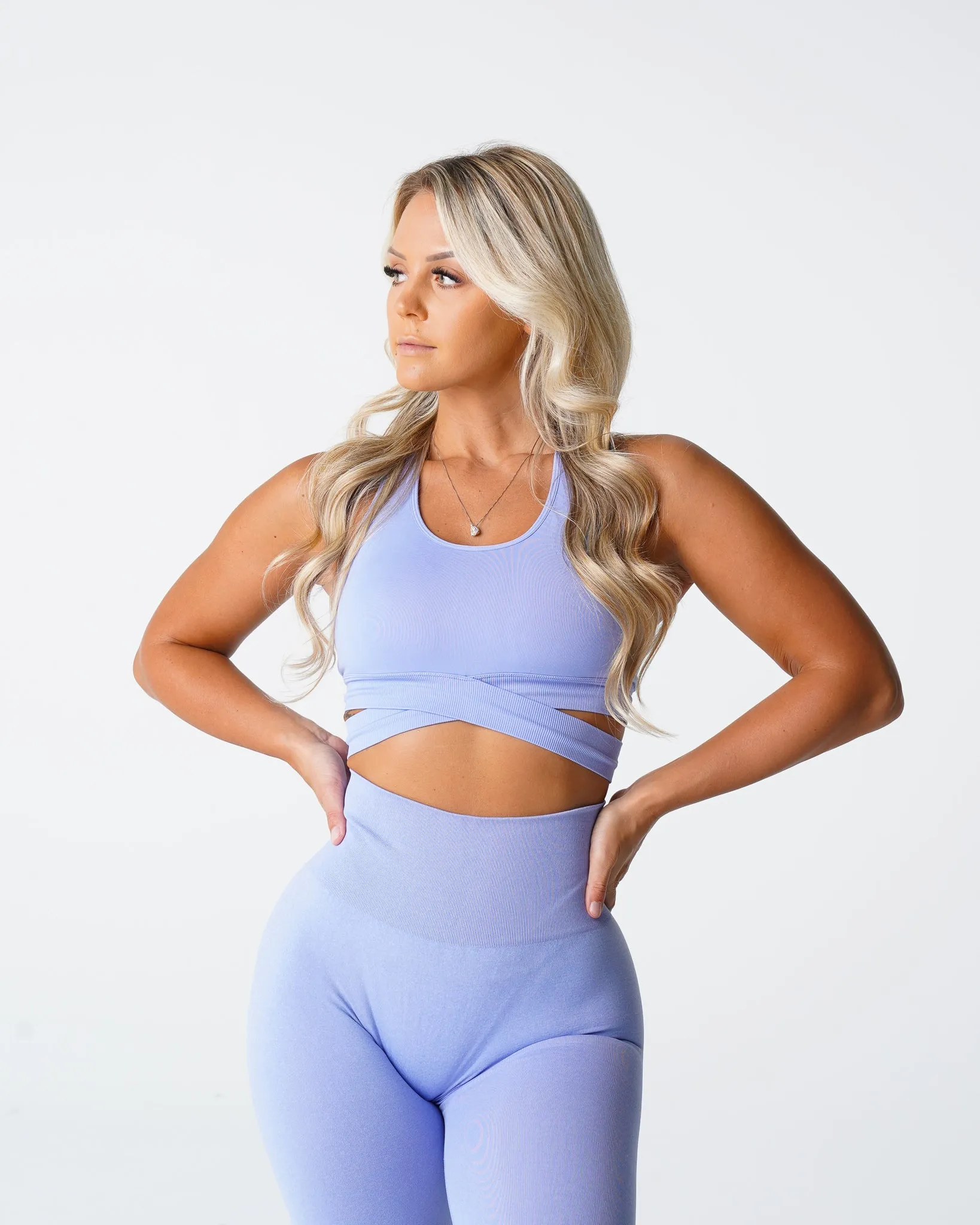 Periwinkle Sculpt Seamless Bra Top