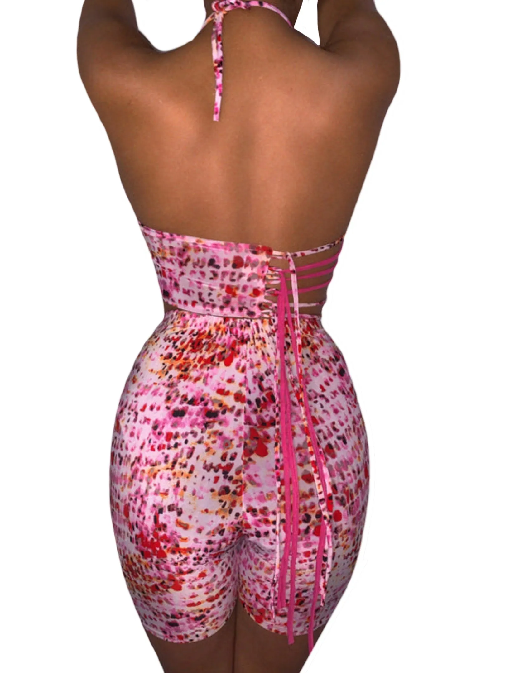 Pink Sandstorm Cycling Shorts (Handmade Collection)