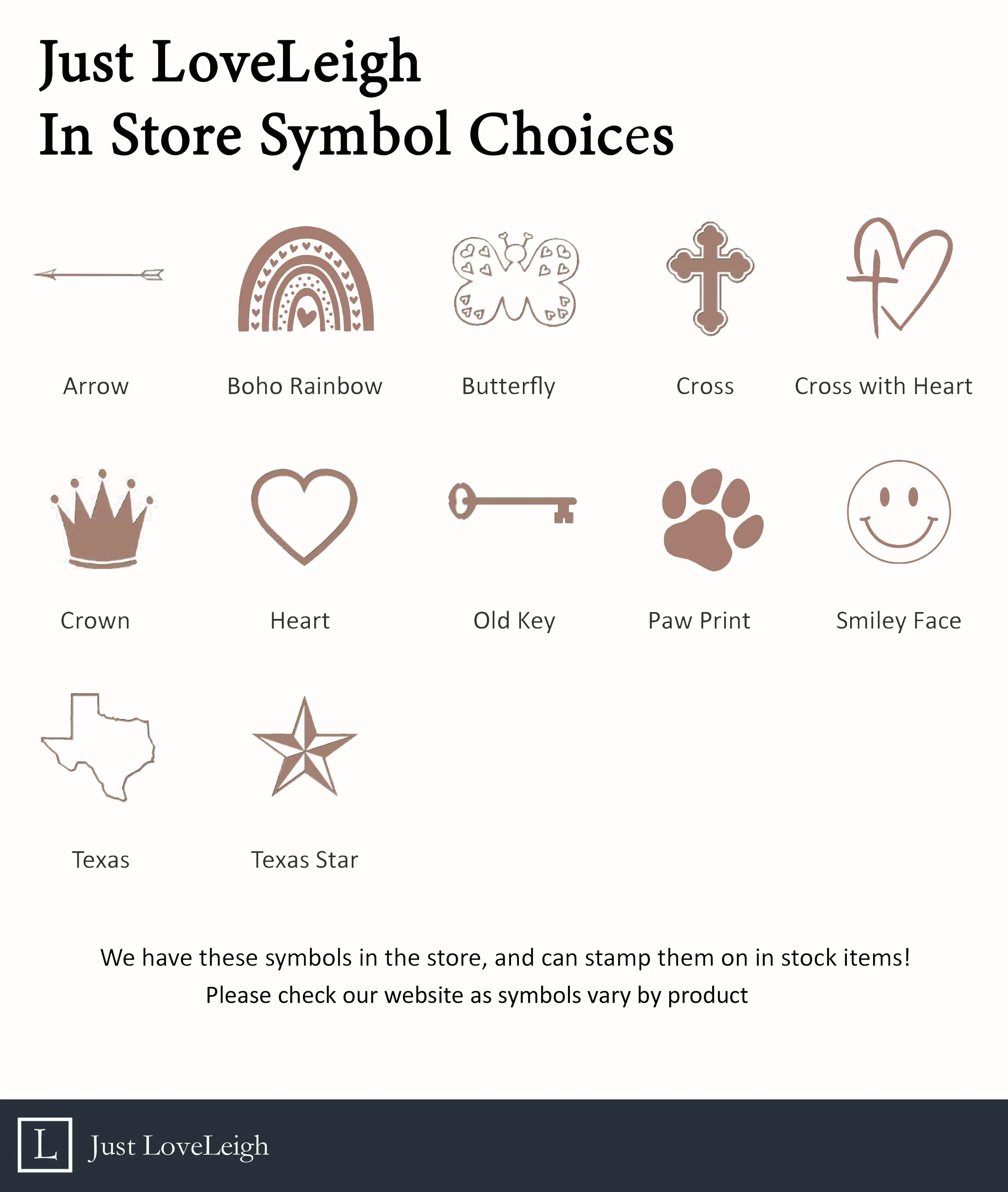 Replacement Pearl Hang Tag (In Store - Ready to Stamp)