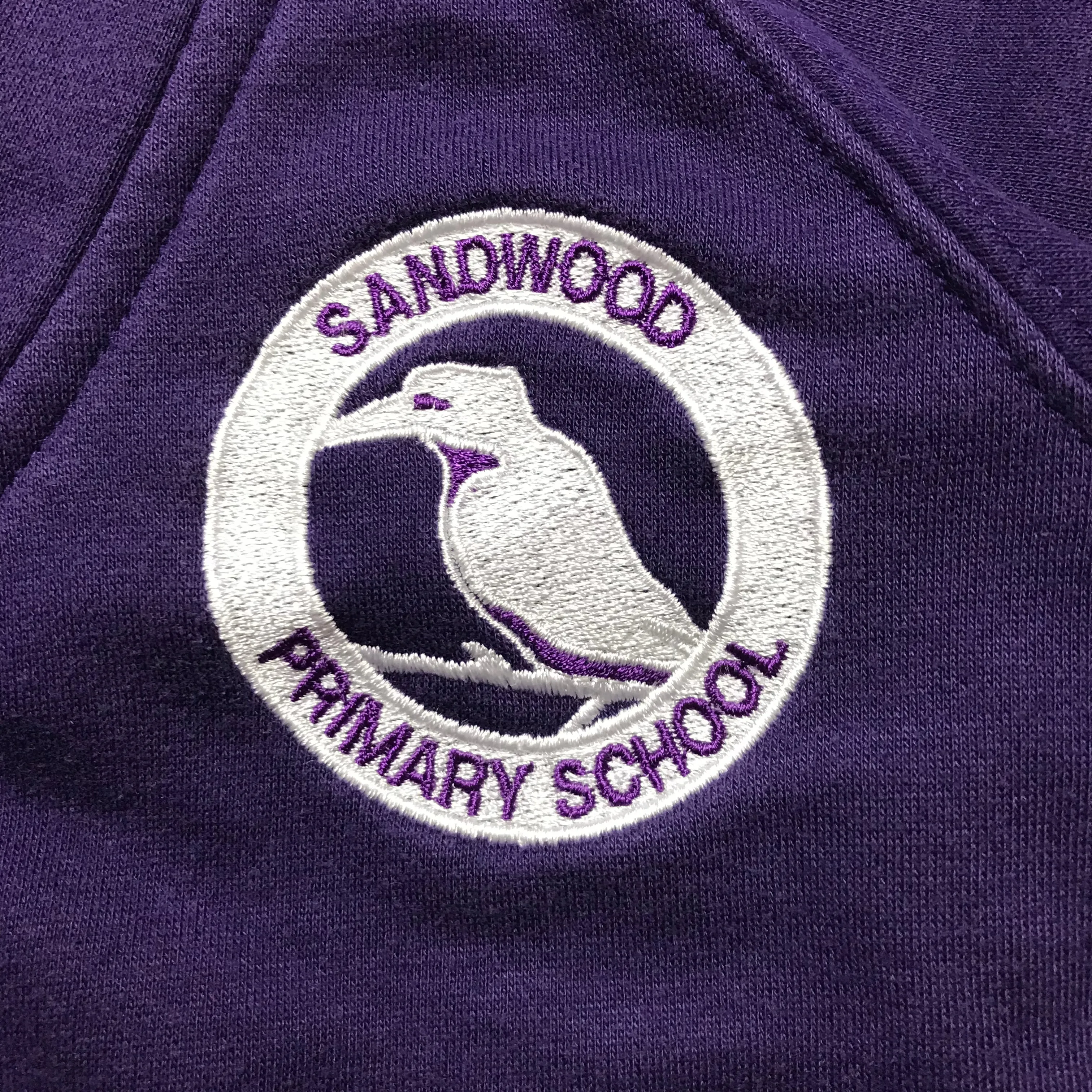 *Sandwood Primary Purple Crewneck Sweatshirt