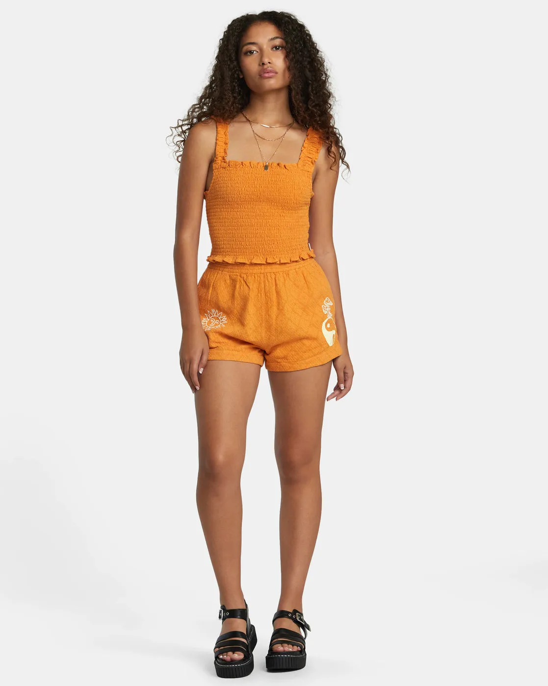 Sawyer Woven Shorts - Tangerine