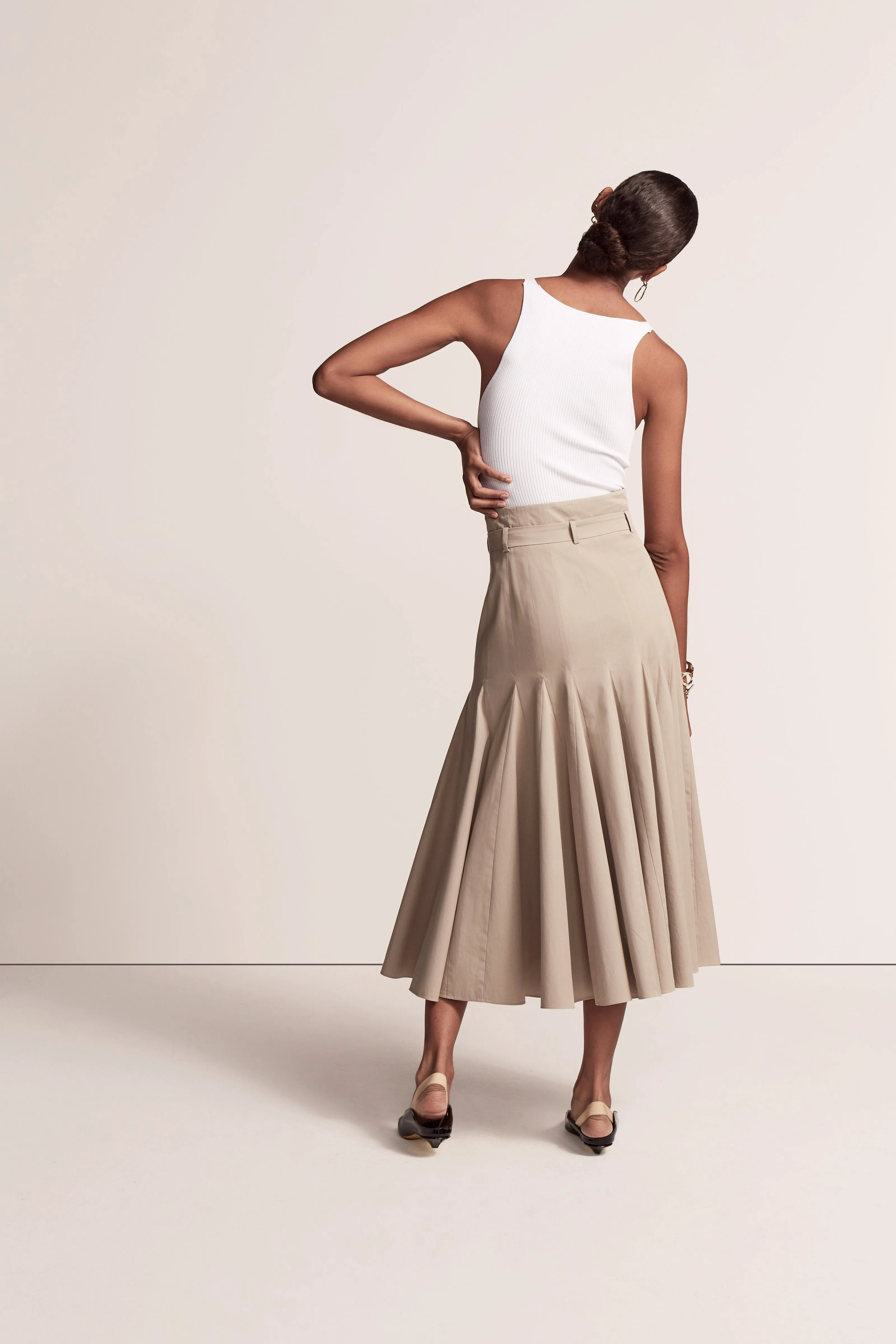 Seamed Flare Skirt - Resale