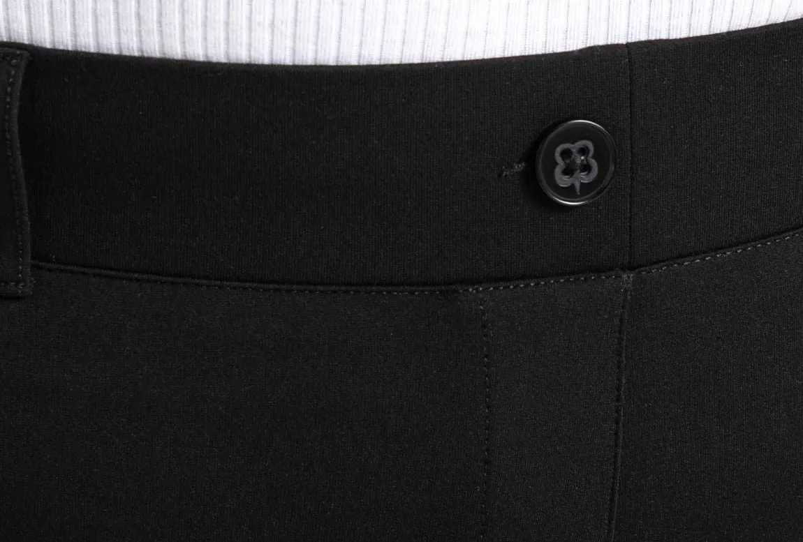 Skinny-Leg | Classic Dress Pant Yoga Pants (Black)