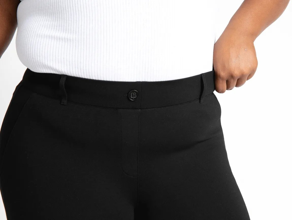 Skinny-Leg | Classic Dress Pant Yoga Pants (Black)