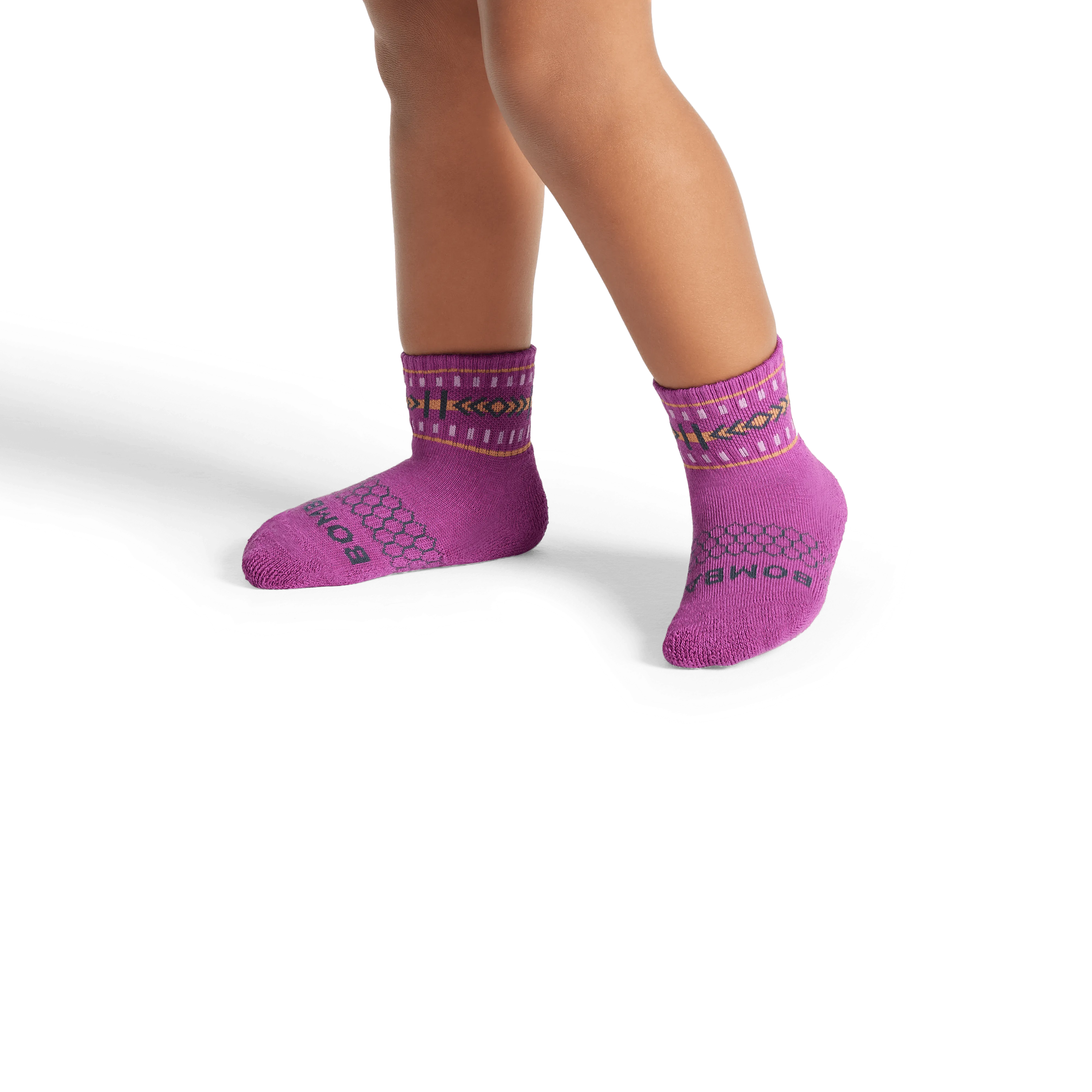 Toddler Gripper Calf Sock 8-Pack
