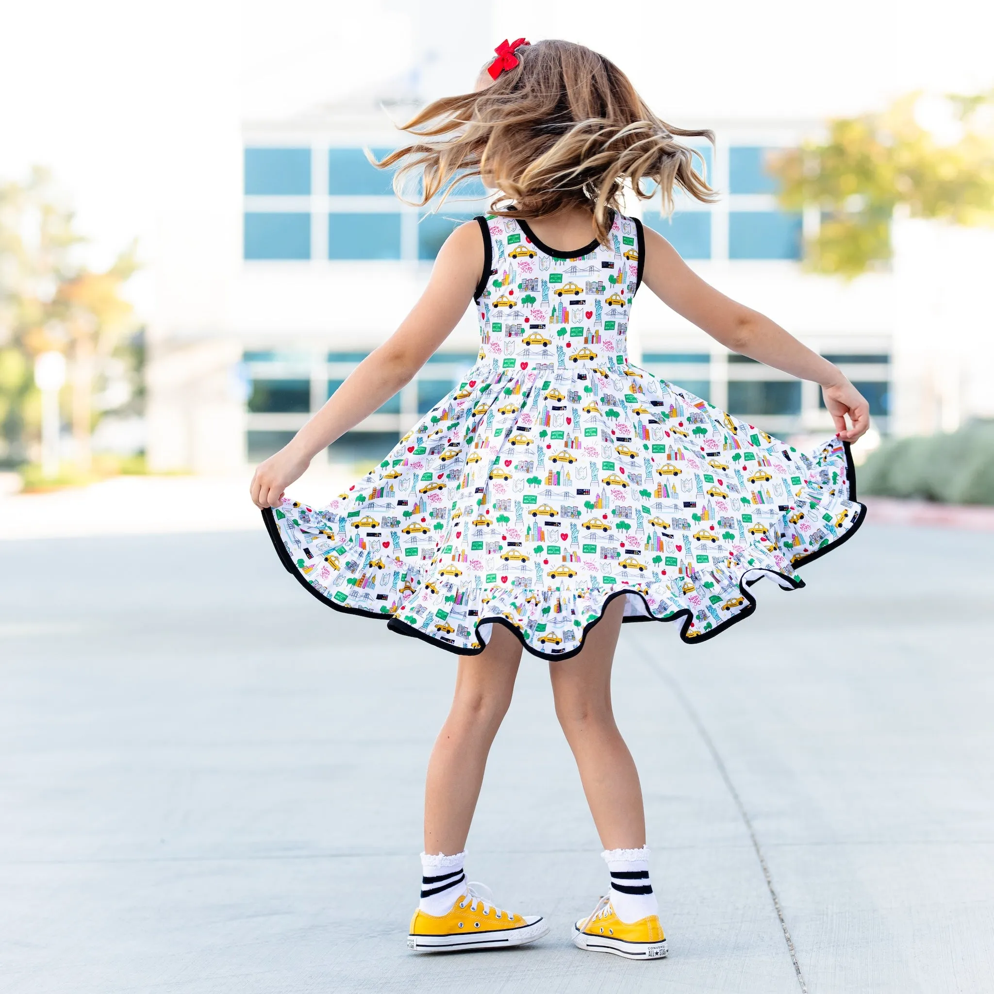 Welcome to NY Sleeveless Charm Dress